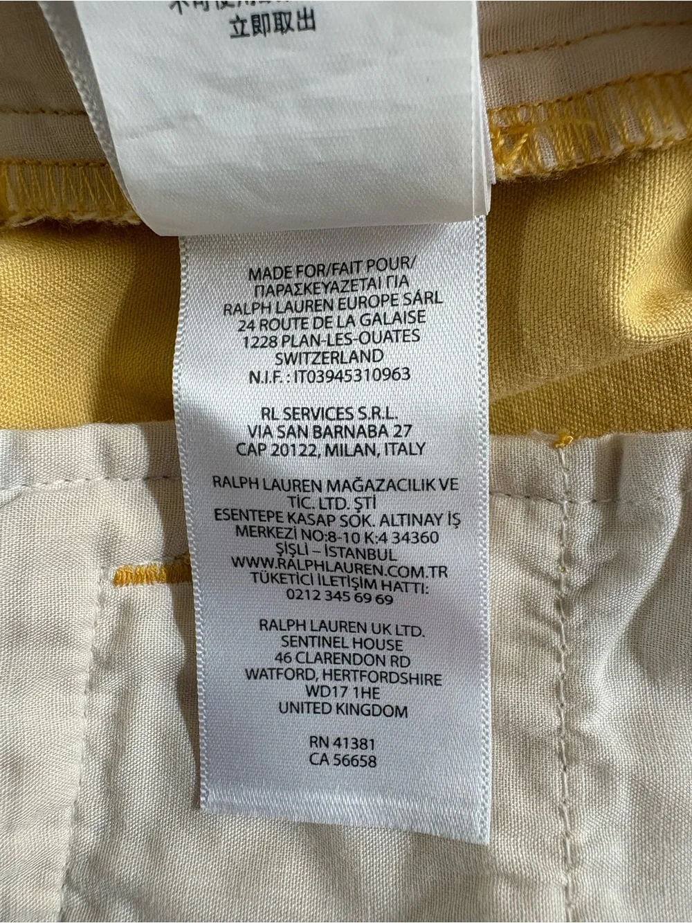 Ralph Lauren straight leg
